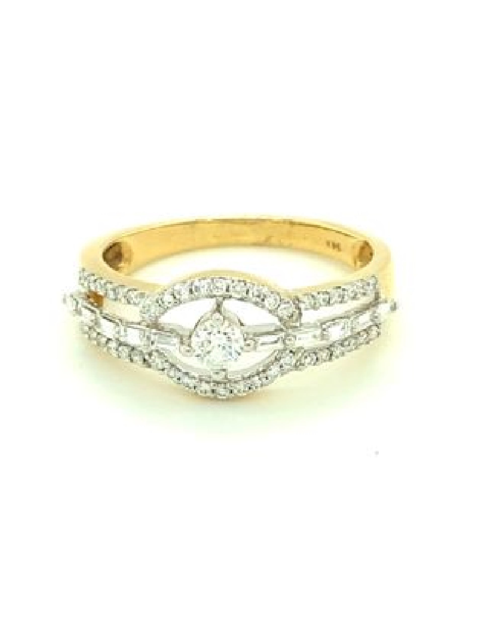 Diamonds 14Kt, 4 Prong Diamond Ring Rings