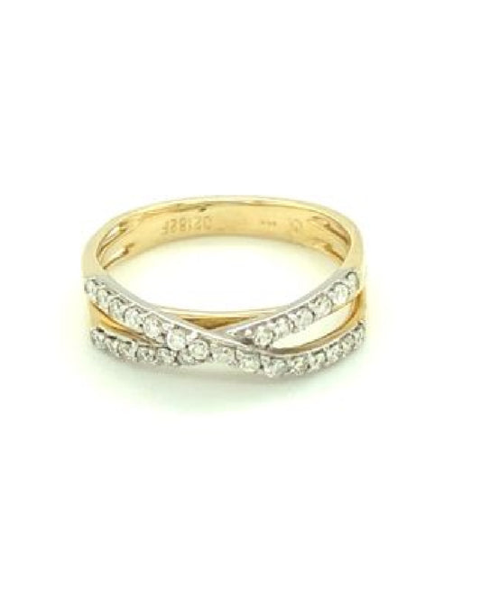 Diamonds CrissCross Diamond Ring, 0.30 CT Rings