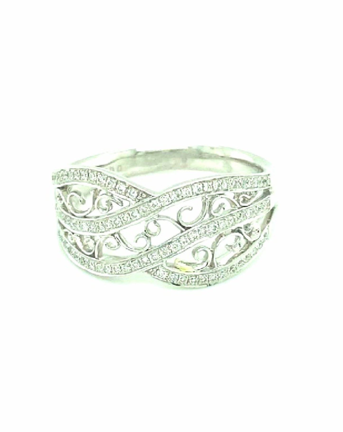 Diamonds 14 Kt Floral Diamond Ring Rings