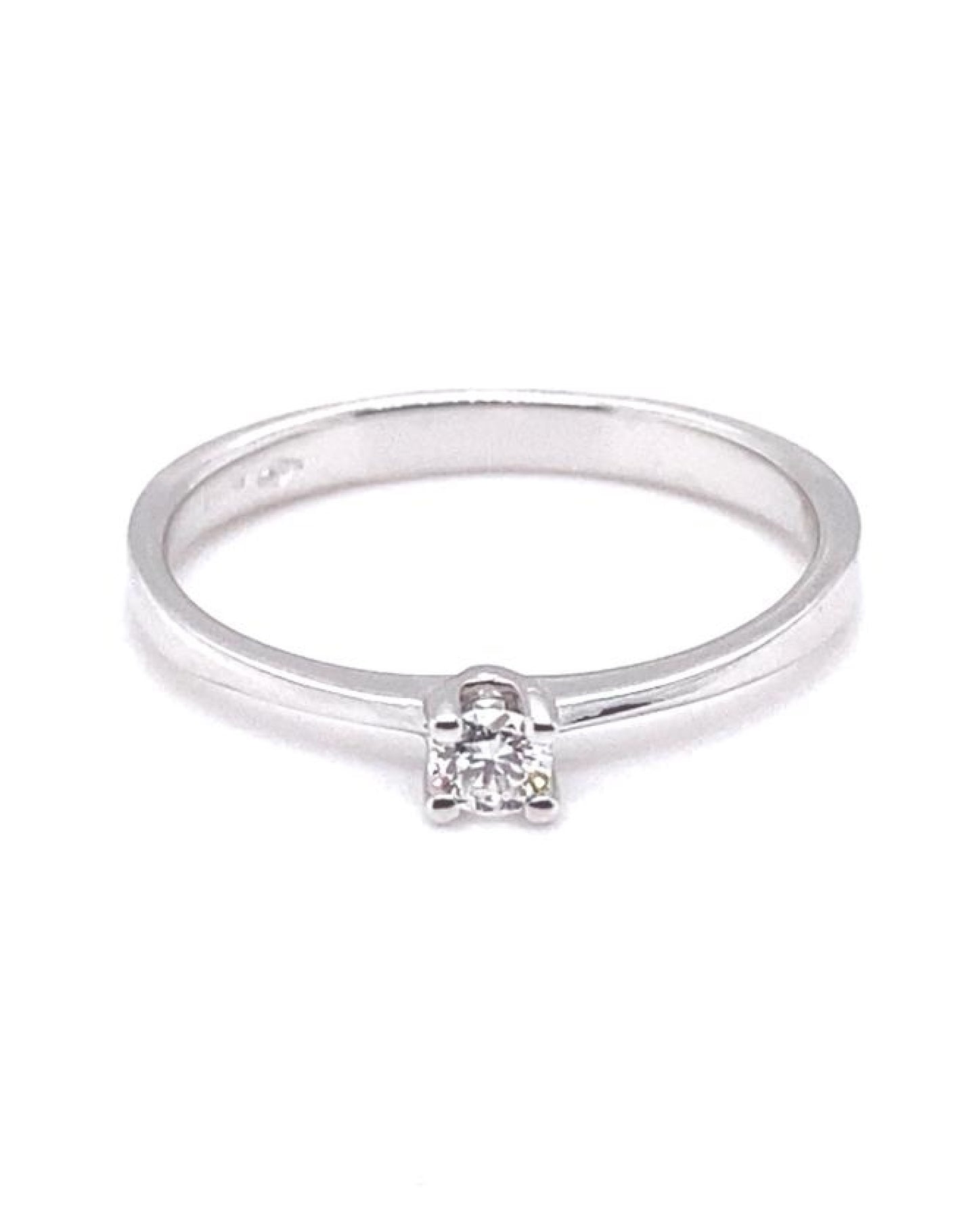 Diamonds 18 Kt Brilliant Engagement Diamond Ring Rings
