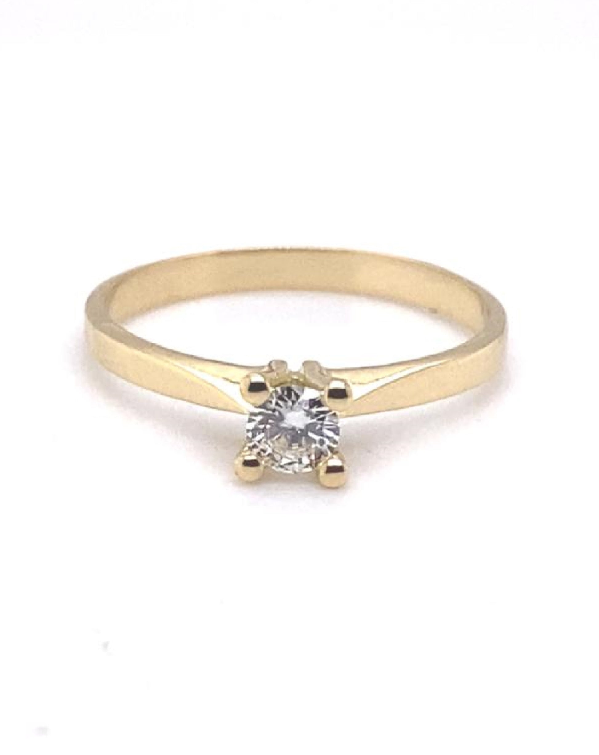Diamonds 18 Kt Princess Engagement Diamond Ring Rings