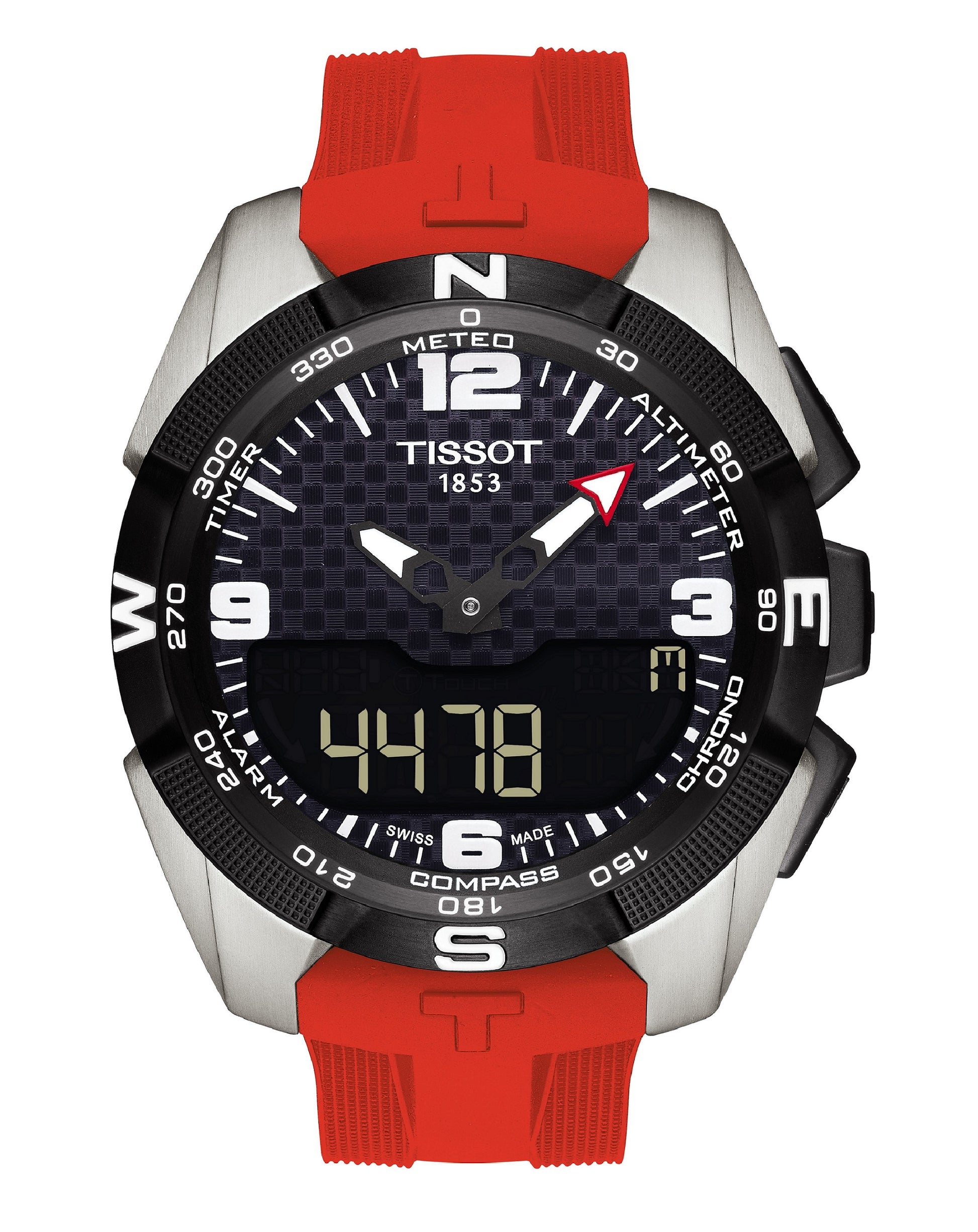 Tissot T-TOUCH EXPERT SOLAR RED STRAP BLACK DIAL