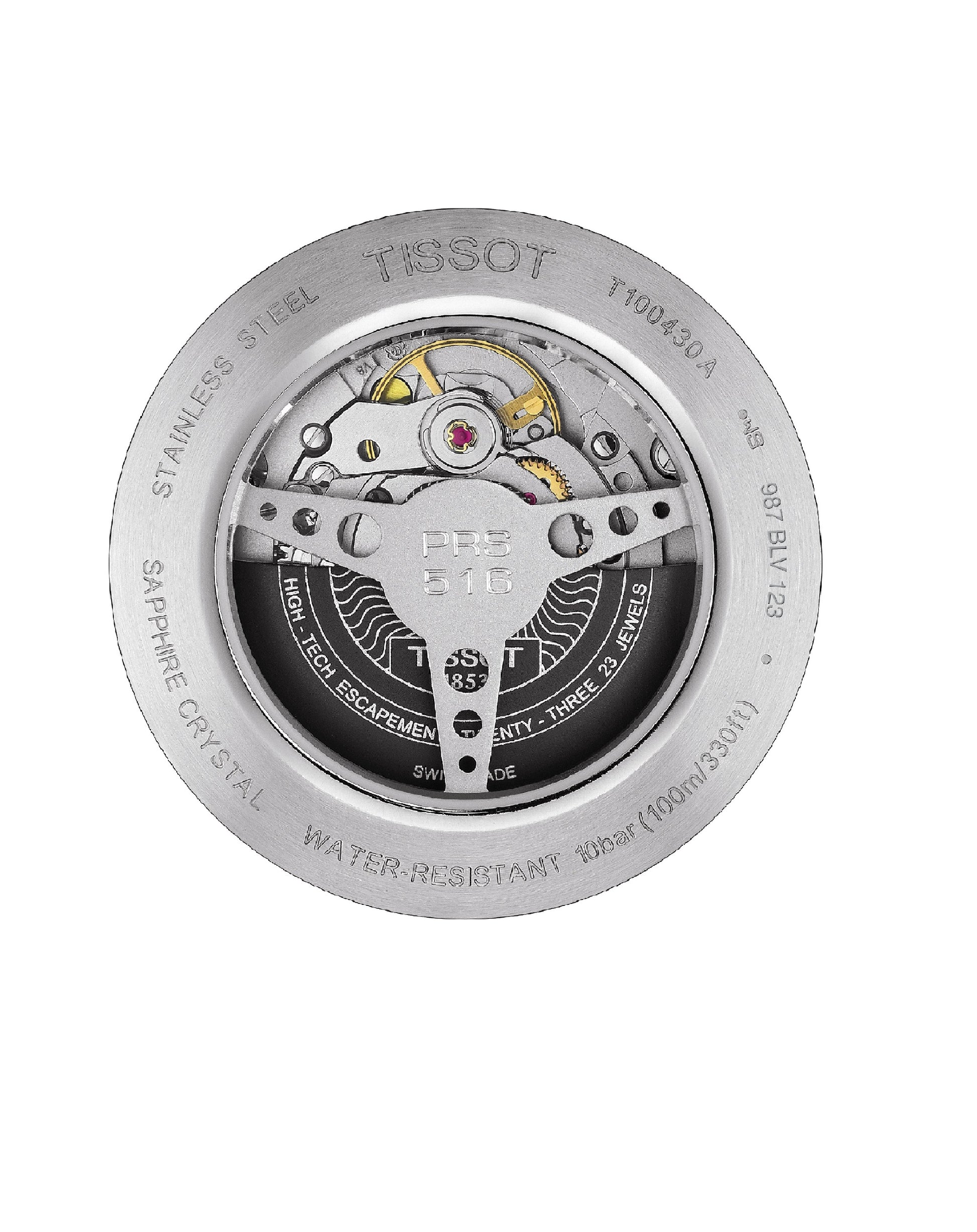 TISSOT PRS-516 AUTOMATIC BLACK DIAL UPTO 80HOUR - Main Image