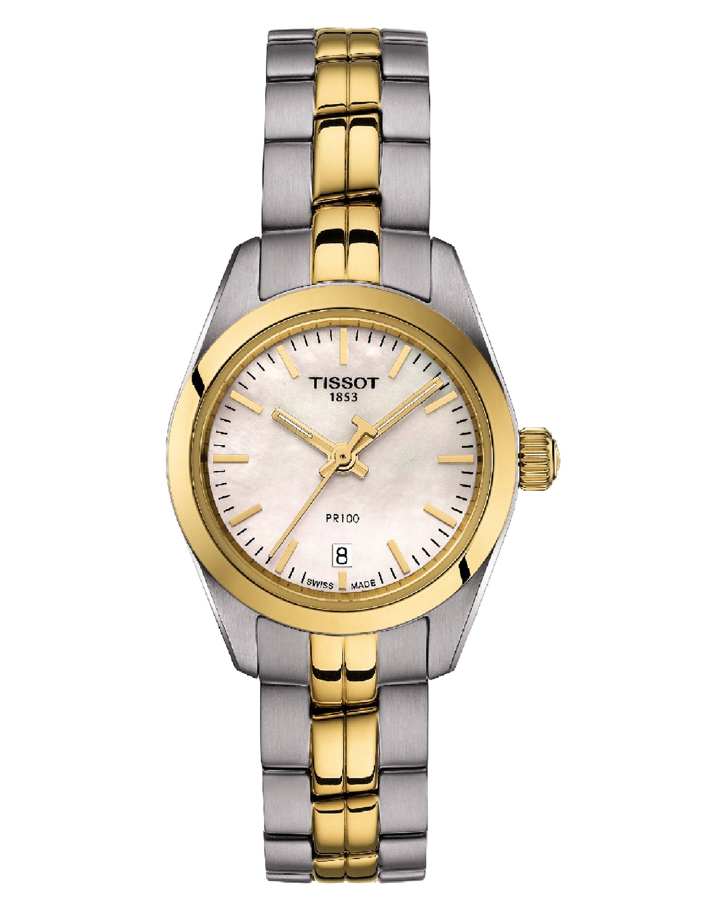 Tissot T101.010.22.111.00 Tissot PR-100 Lady White Mother Of Pearl Dial Watch