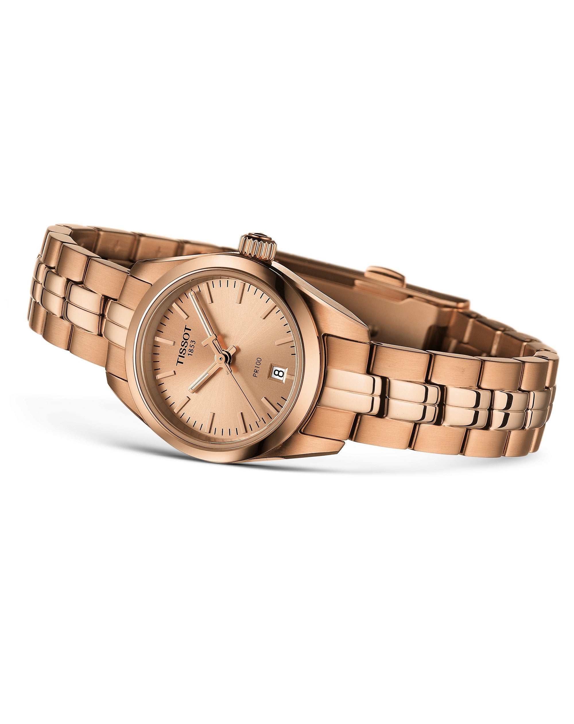 Tissot rose sale gold ladies watch