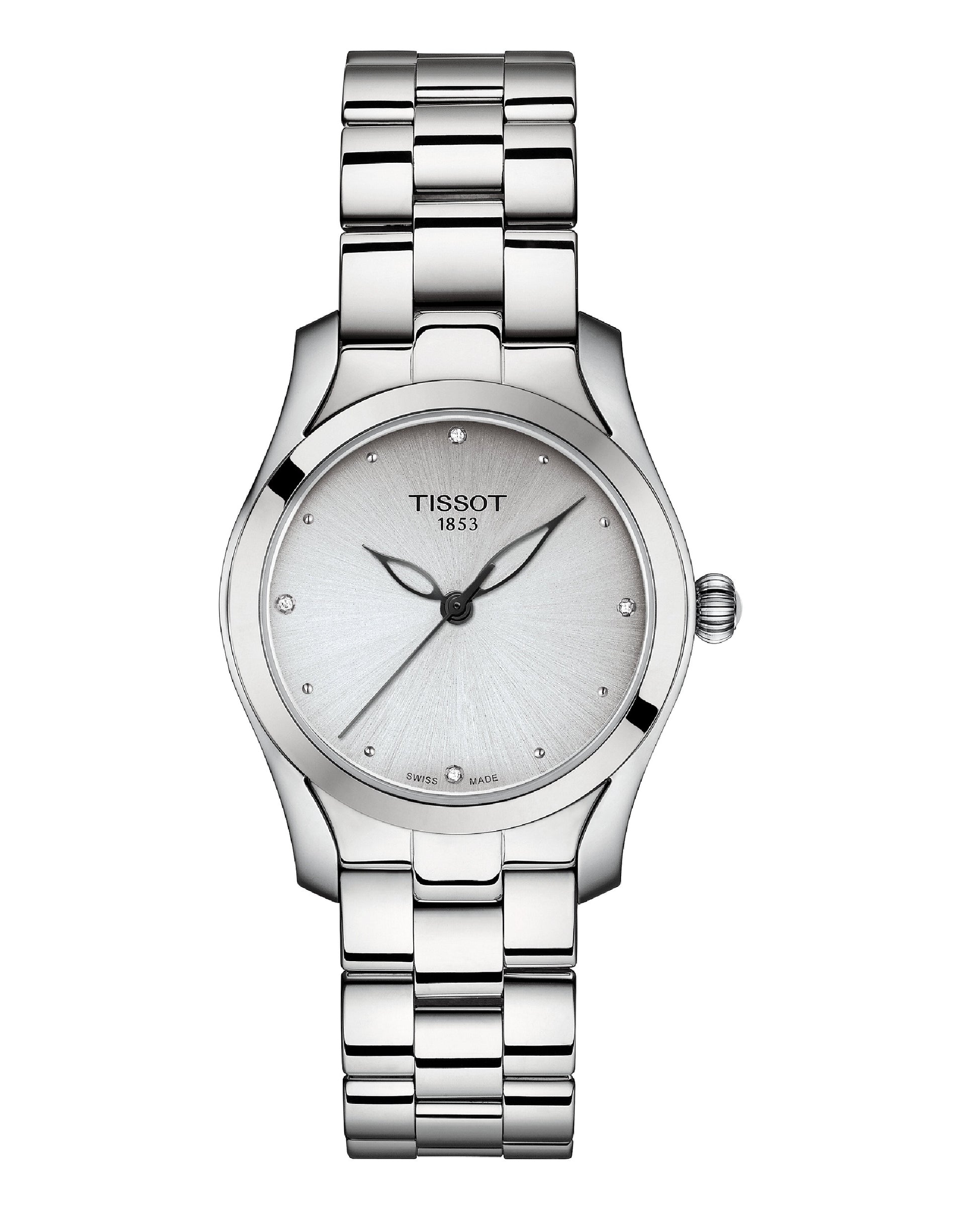 Tissot T112.210.11.036.00 Tissot T-WAVE Silver Dial, Diamonds Watch