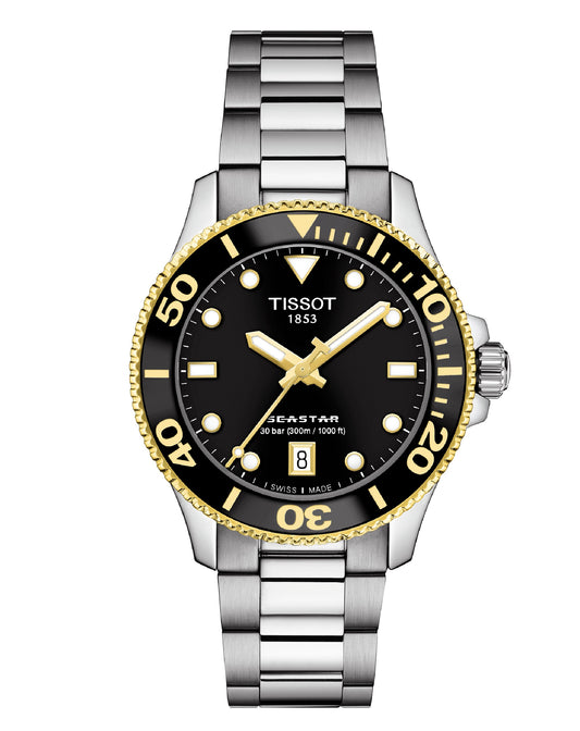 Tissot T120.210.21.051.00 Tissot SEASTAR 1000 QUARTZ Yellow Gold Pvd Watch