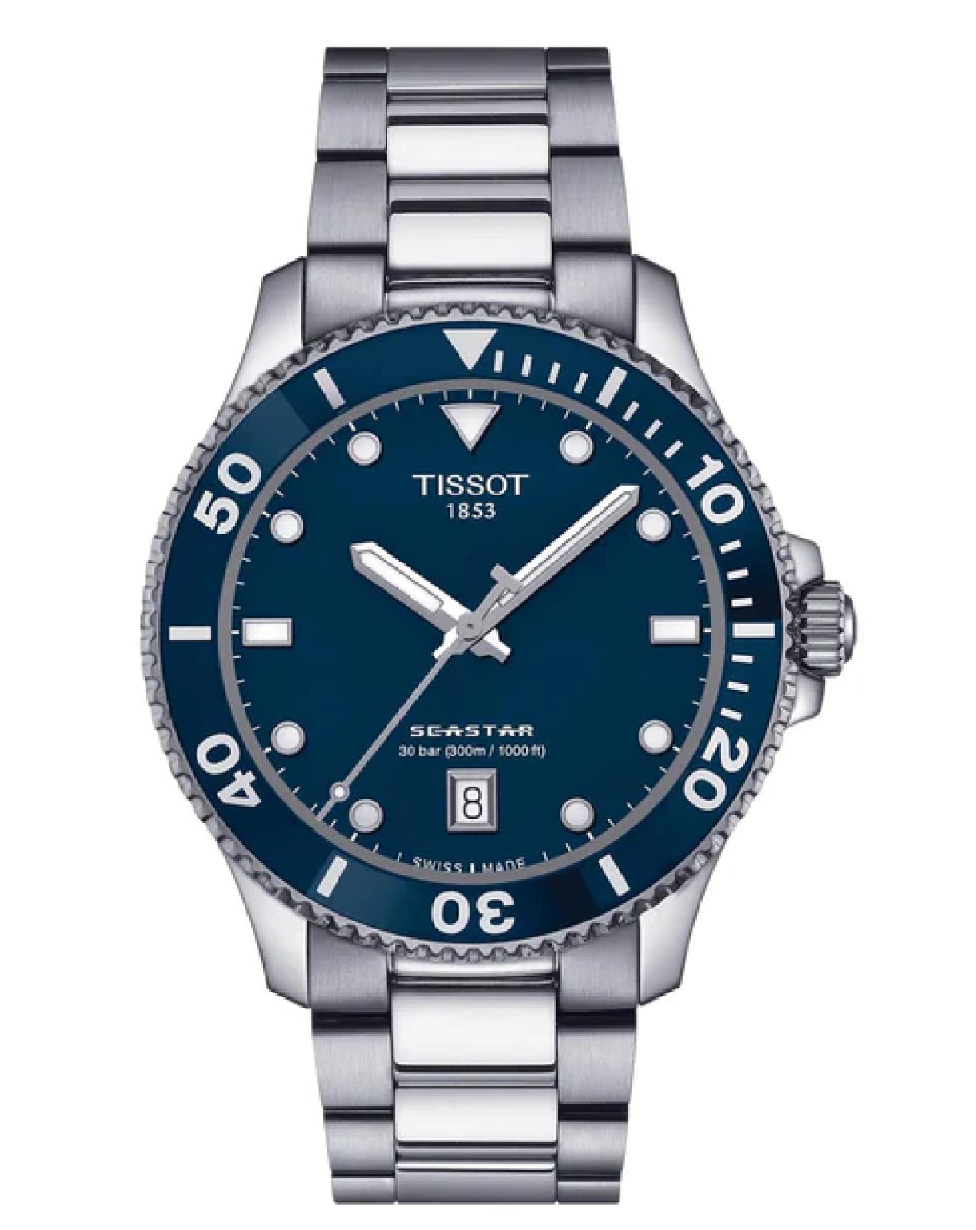 Tissot T120.410.11.041.00 Tissot Sea Star 1000 Quartz Blue Dial Watch