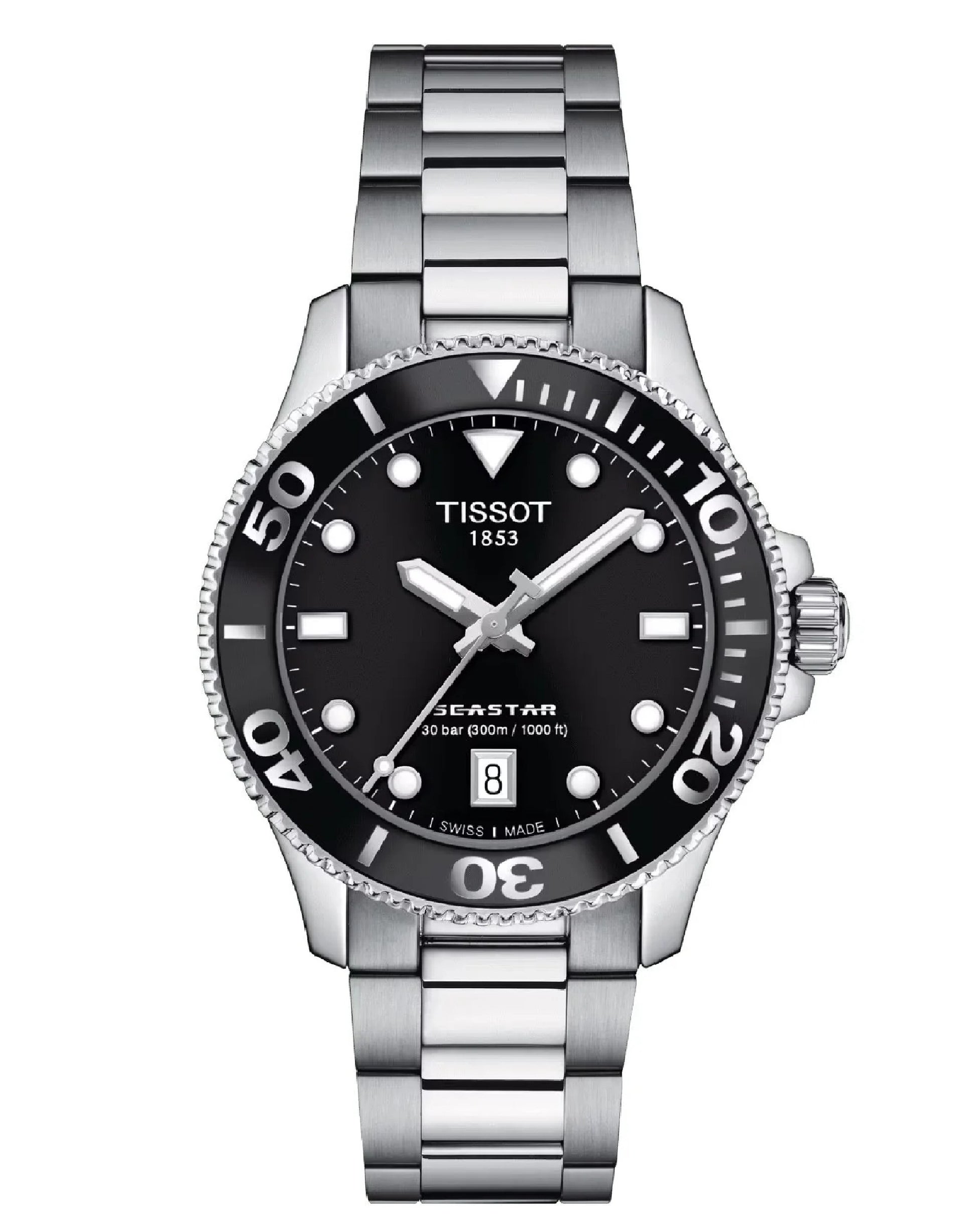Tissot T120.410.11.051.00 Tissot Sea Star 1000 Quartz Black Indexes Watch
