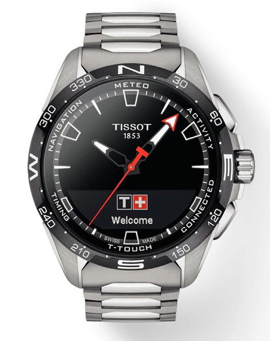 Tissot T121.420.44.051.00 Tissot T-TOUCH Connect SOLAR Black Indexes Watch