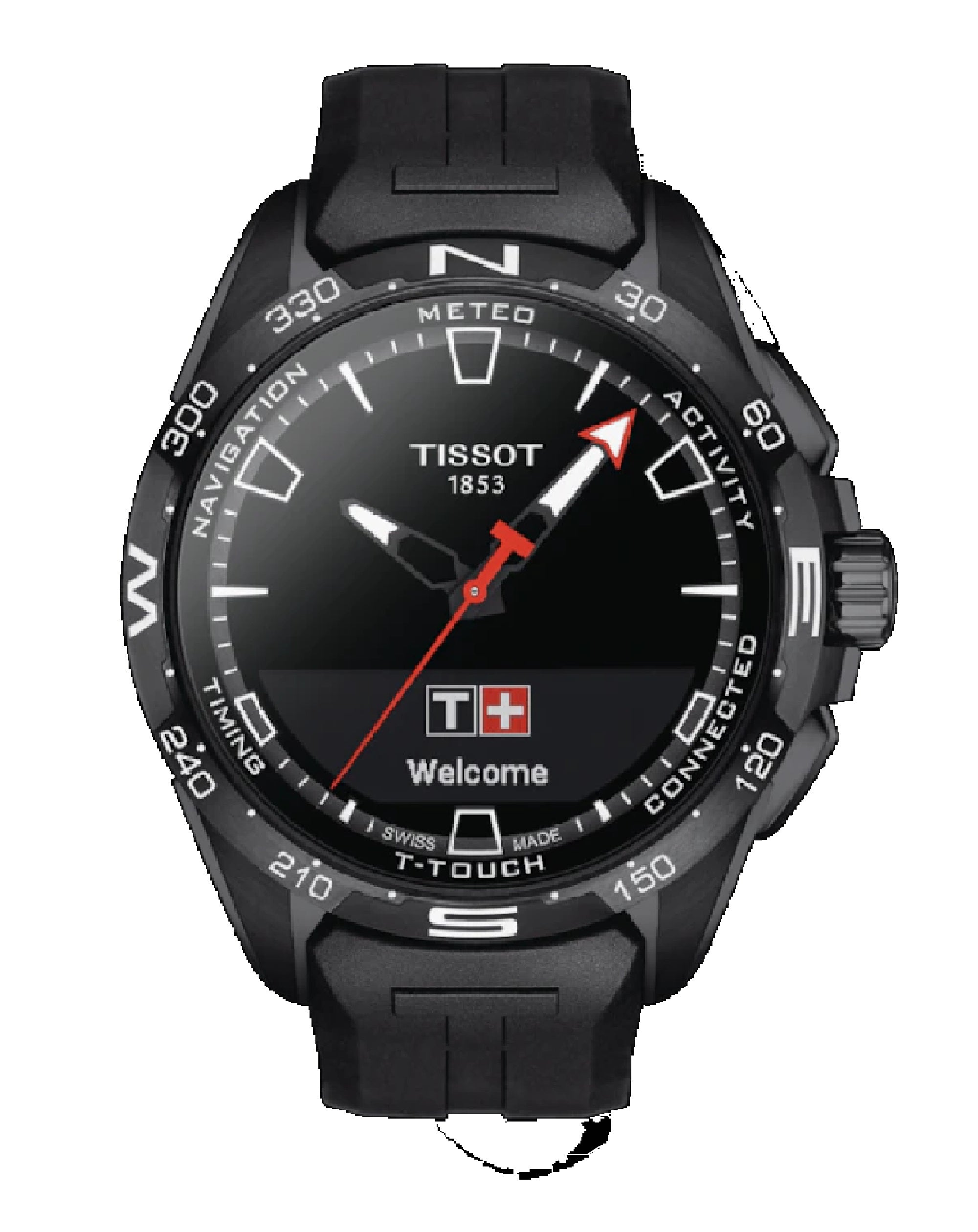 TISSOT BLACK T TOUCH CONNECT SOLAR TITANIUM T121.420.47.051.03