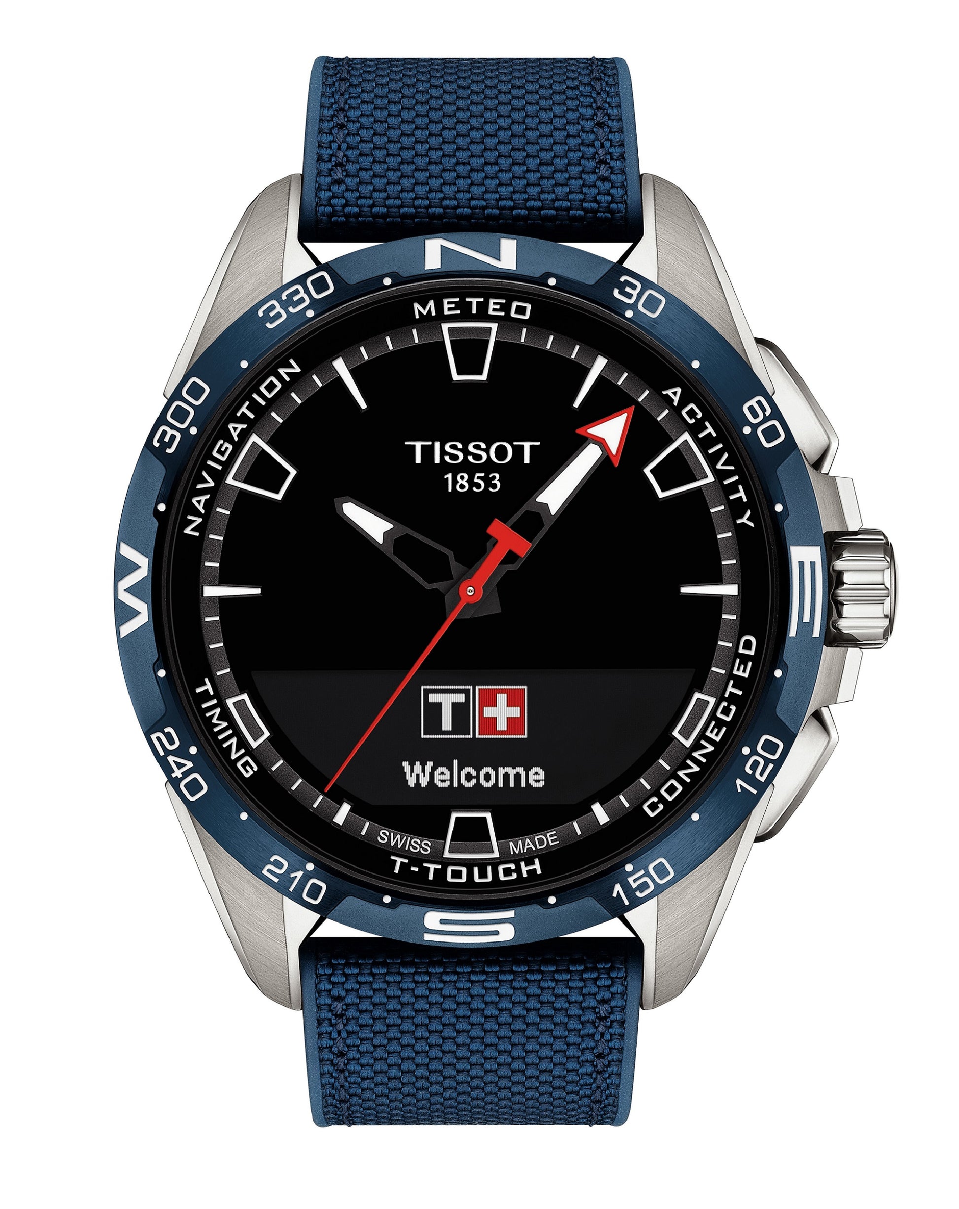 Tissot T121.420.47.051.06 Tissot T-TOUCH CONNECT Solar Blue Strap Watch