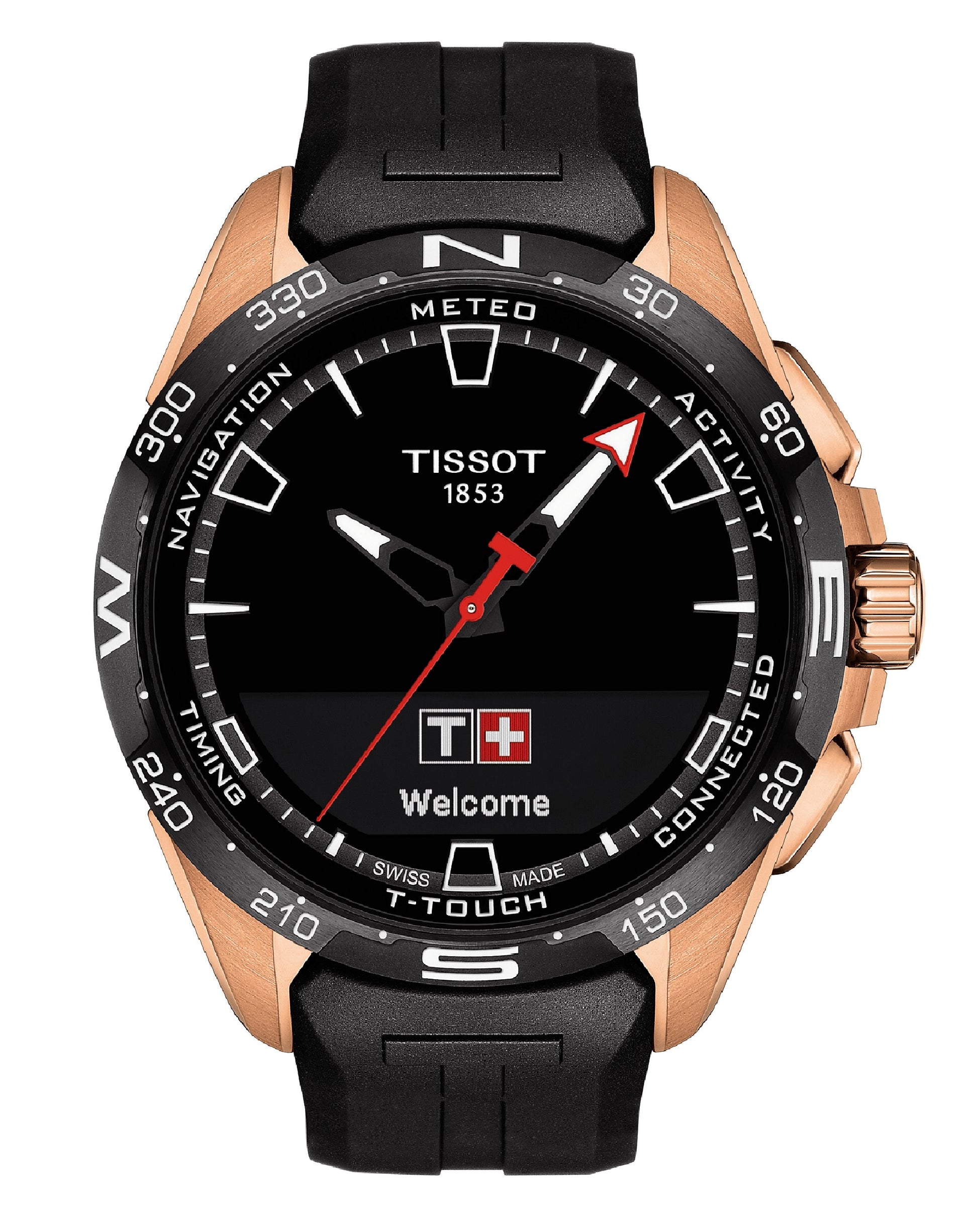 Tissot T121.420.47.051.02 Tissot T-TOUCH Connect Solar ROSE Gold Pvd Watch