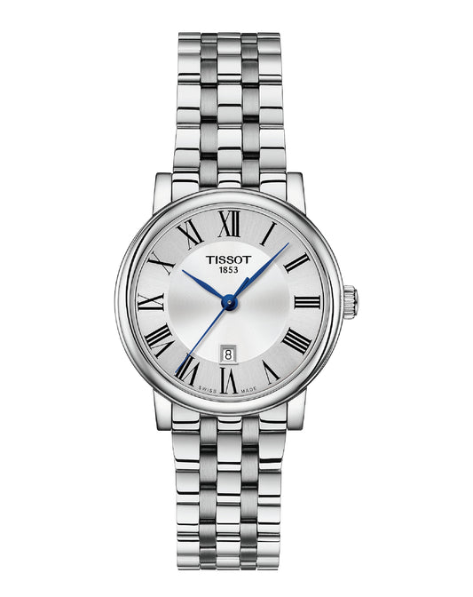 Tissot T122.210.11.033.00 Tissot CARSON LADY'S Silver Roman Watch