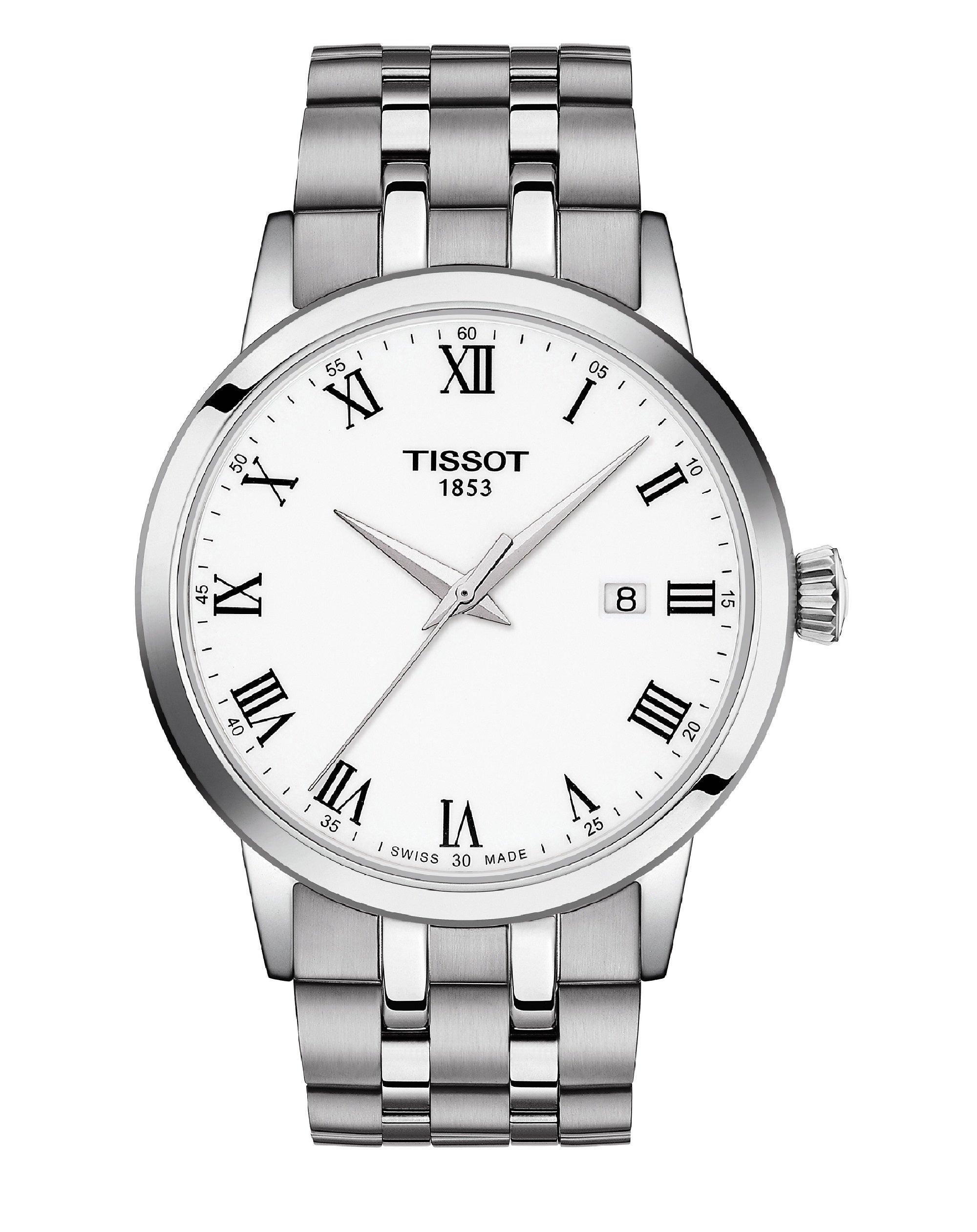 TISSOT CLASSIC DREAM GENT S 42 00MM WHITEROMAN T129.410.11.013.00