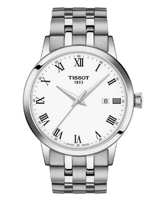 Tissot T129.410.11.013.00 Tissot CLASSIC DREAM Gent White Dial Watch