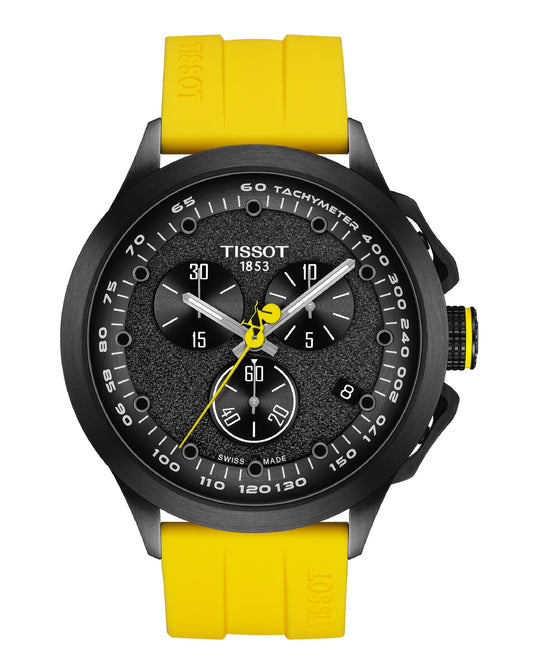 Tissot Tissot T-Race Cycling Black Dial Yellow Strap Watch