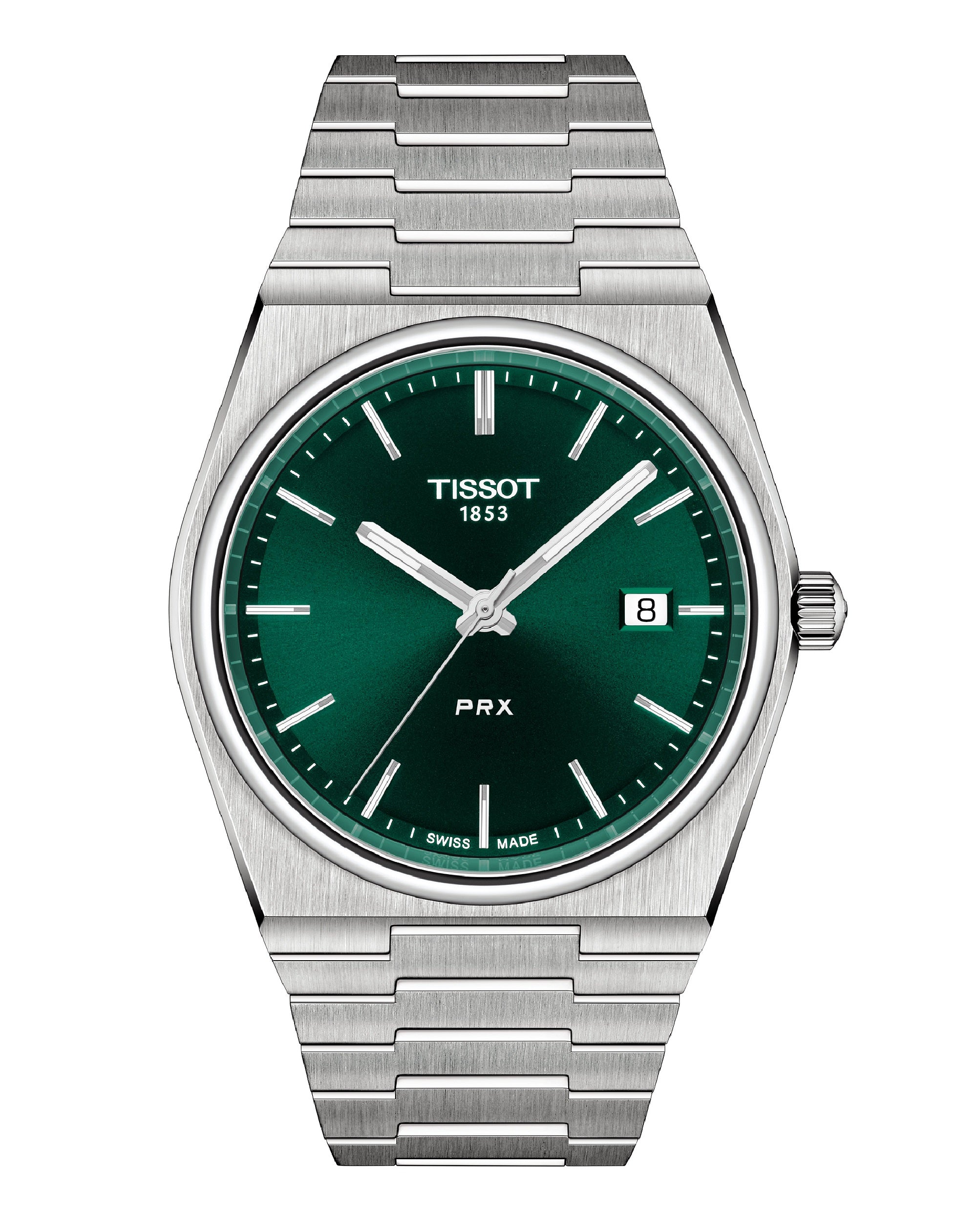 TISSOT PRX 40MM GREENINDEXES DIAL WITH EOL DATE T137.410.11