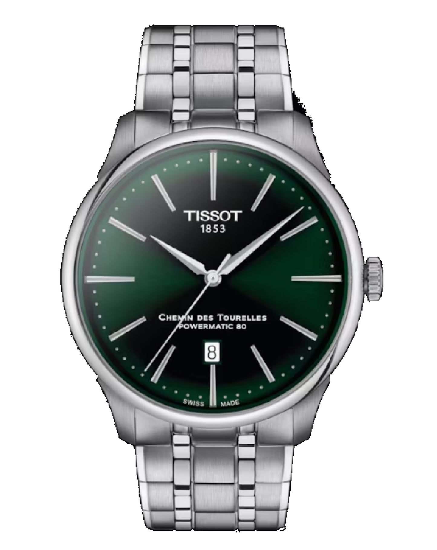 Tissot T139.407.11.091.00 TISSOT Chemin DES Tourelles Powermatic-80 Green Watch