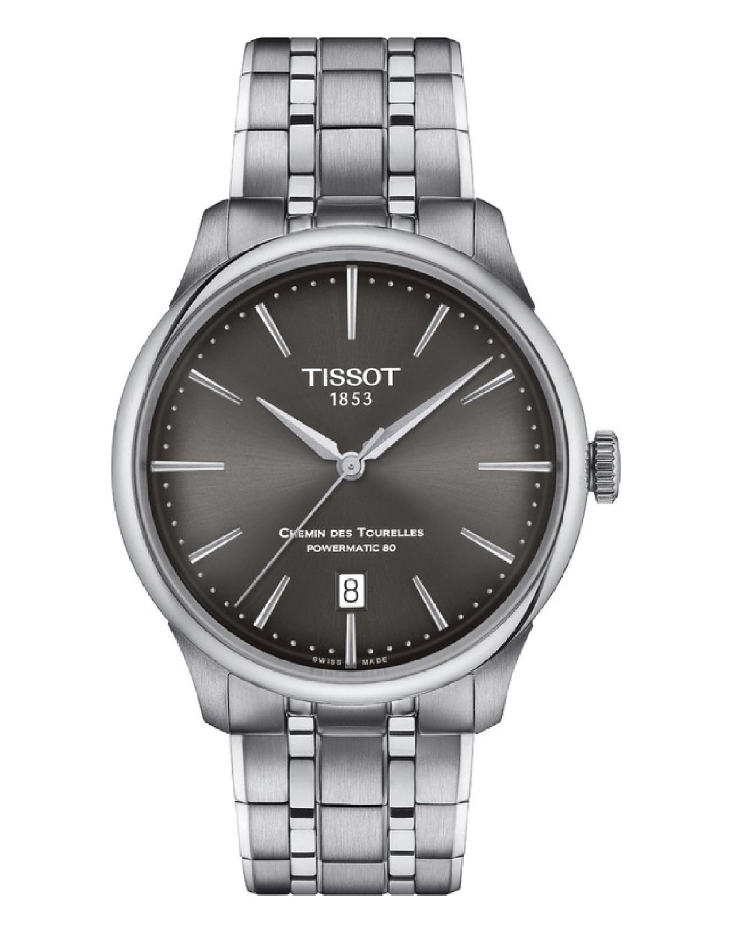 Tissot T139.807.11.061.00 TISSOT Chemin DES Tourelles Powermatic-80 Grey Watch