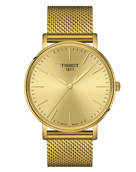 Tissot T143.410.33.021.00 Tissot EVERYTIME GENT YELLOW Gold Pvd Watch