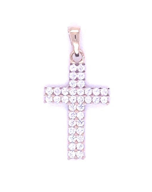 Gold 18 Kt Yellow Gold Cross Pendant Jewelry