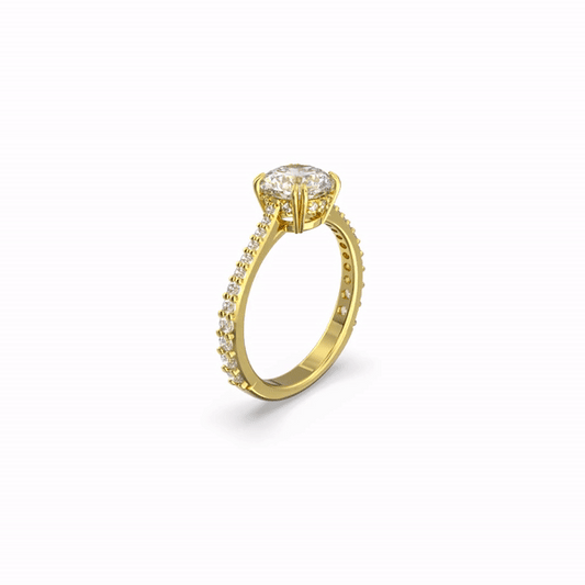 Swarovski 5638530 Swarovski COCKTAIL Ring Size 55, Yellow Gold Tone Rings