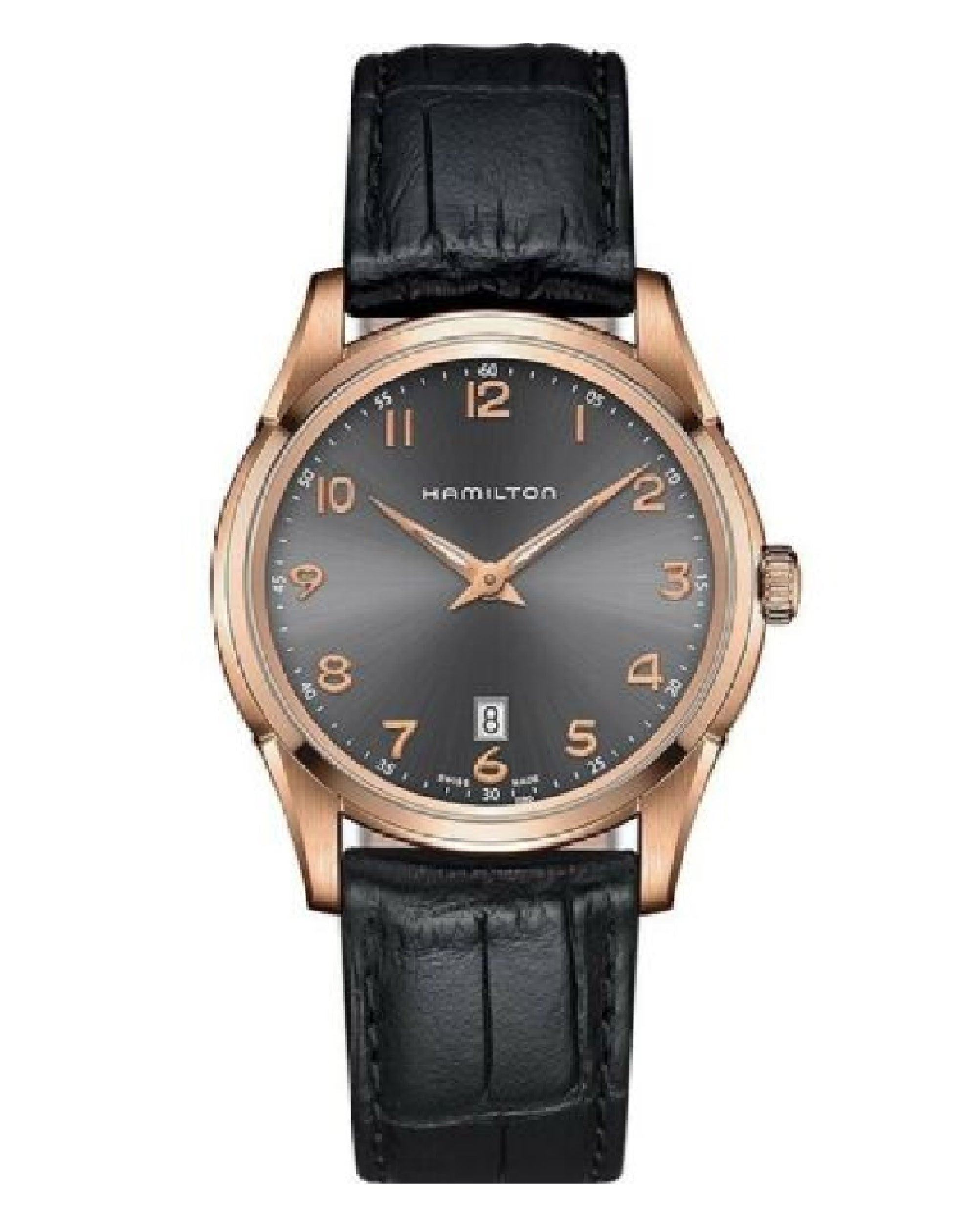 HAMILTON THINLINE JAZZMASTER ROSE GOLD PLATED PVD H38541783