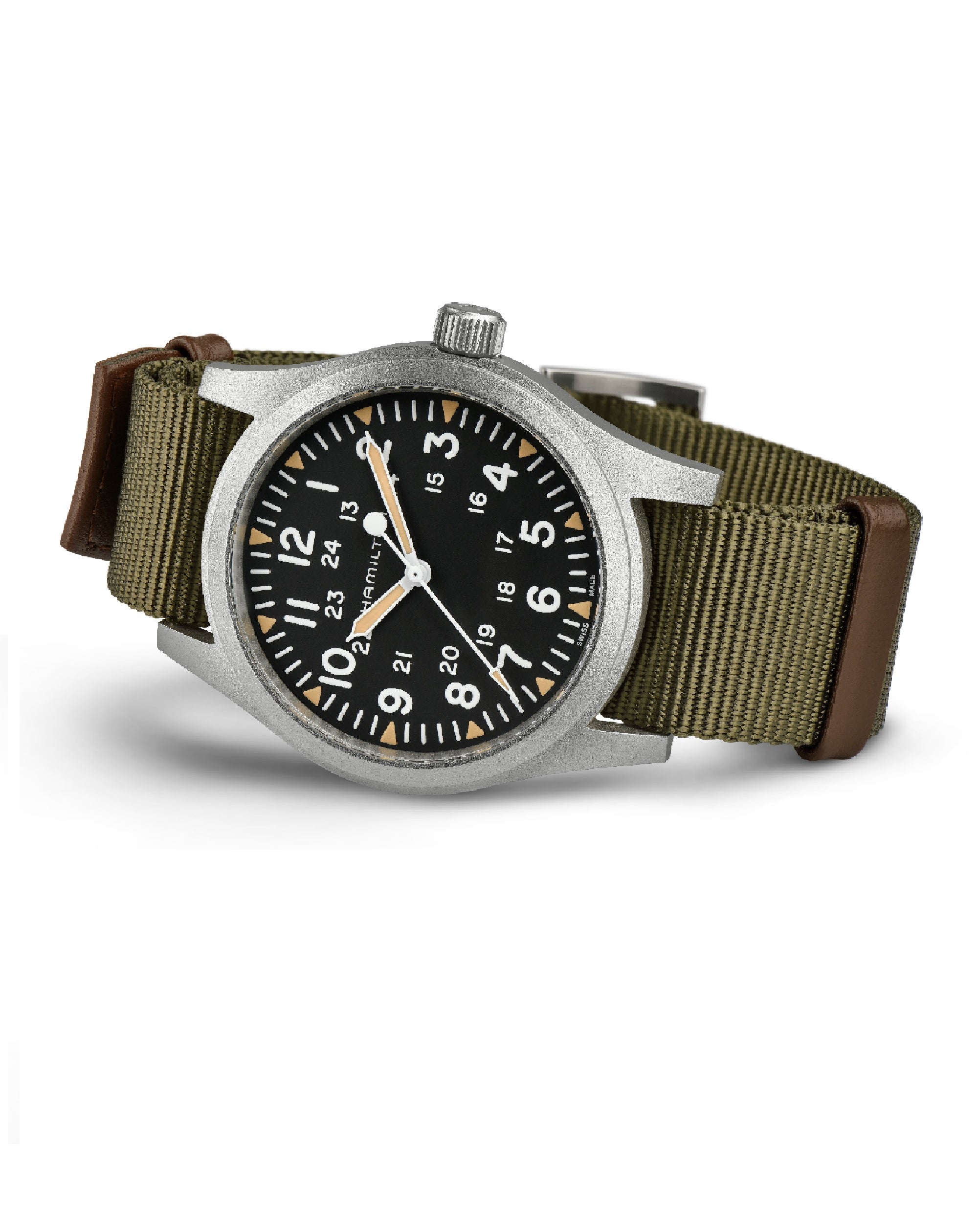 Hamilton green nato online strap