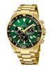 Gold / Green / Stainless Steel