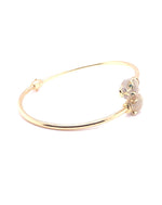 Gold 18 Kt Yellow Gold Panther Bangle Jewelry