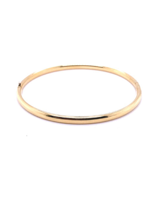 Gold 18 Kt Yellow Gold Bangle Jewelry