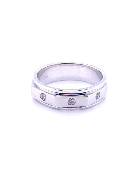 Diamonds Men's 4 DiamondS Ring, 0.21CT Rings