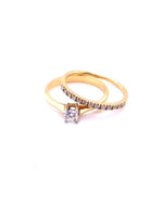 Diamonds Solitaire with Diamonds And Diamond Band Ring Rings