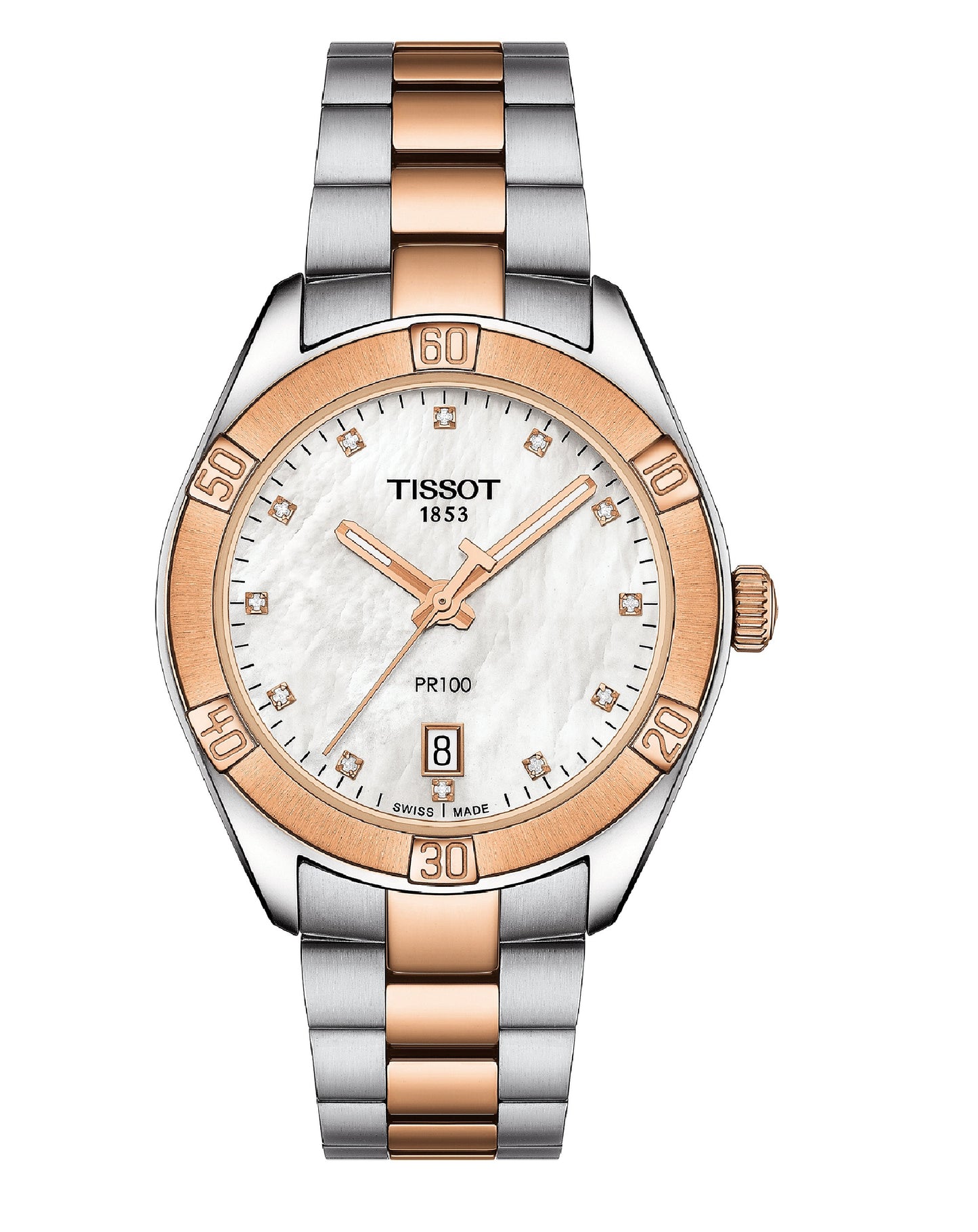 Tissot T101.910.22.116.00 Tissot PR-100 SPORT Chic WHITE Mother Of Pearl Watch