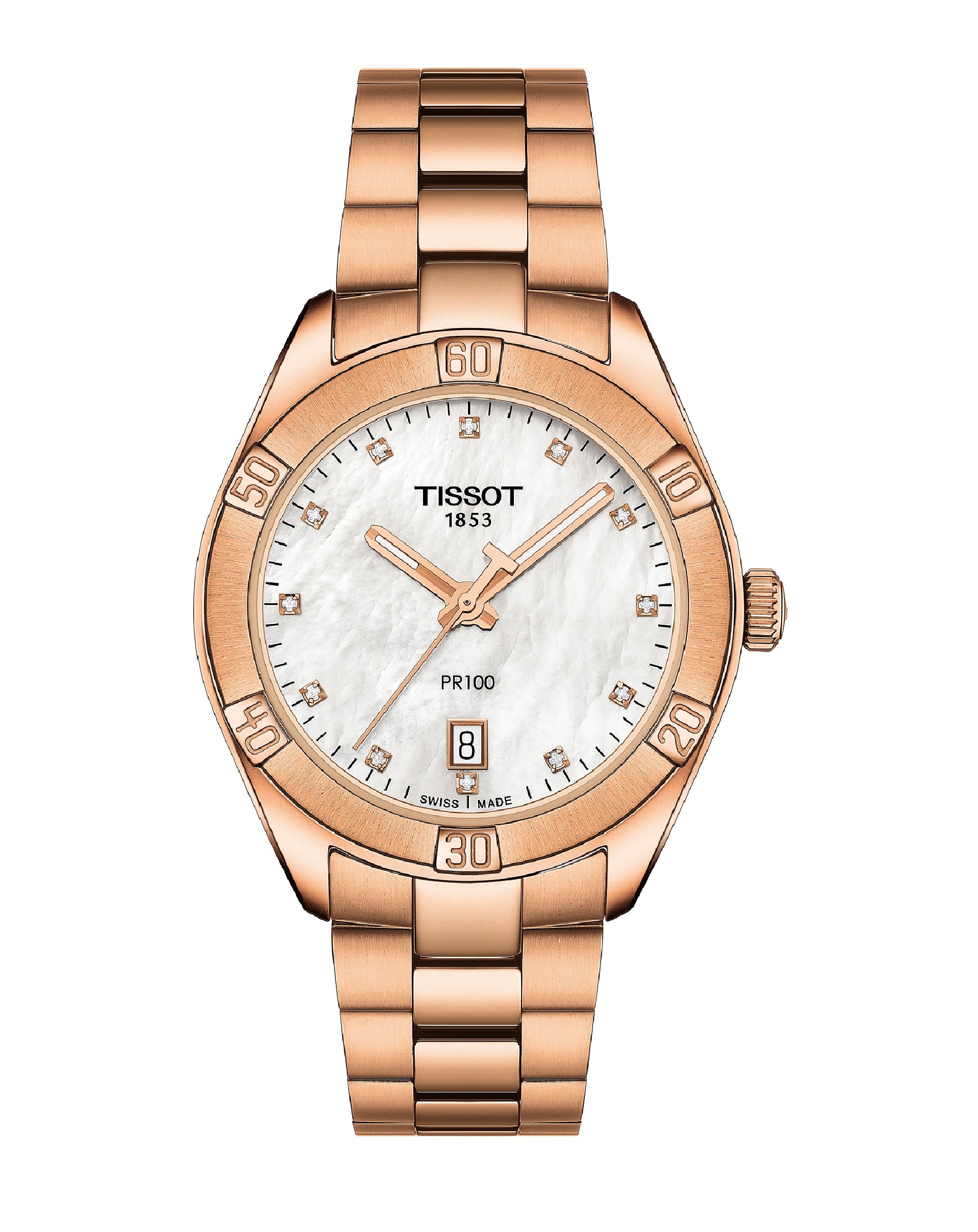 Tissot rose gold outlet watch