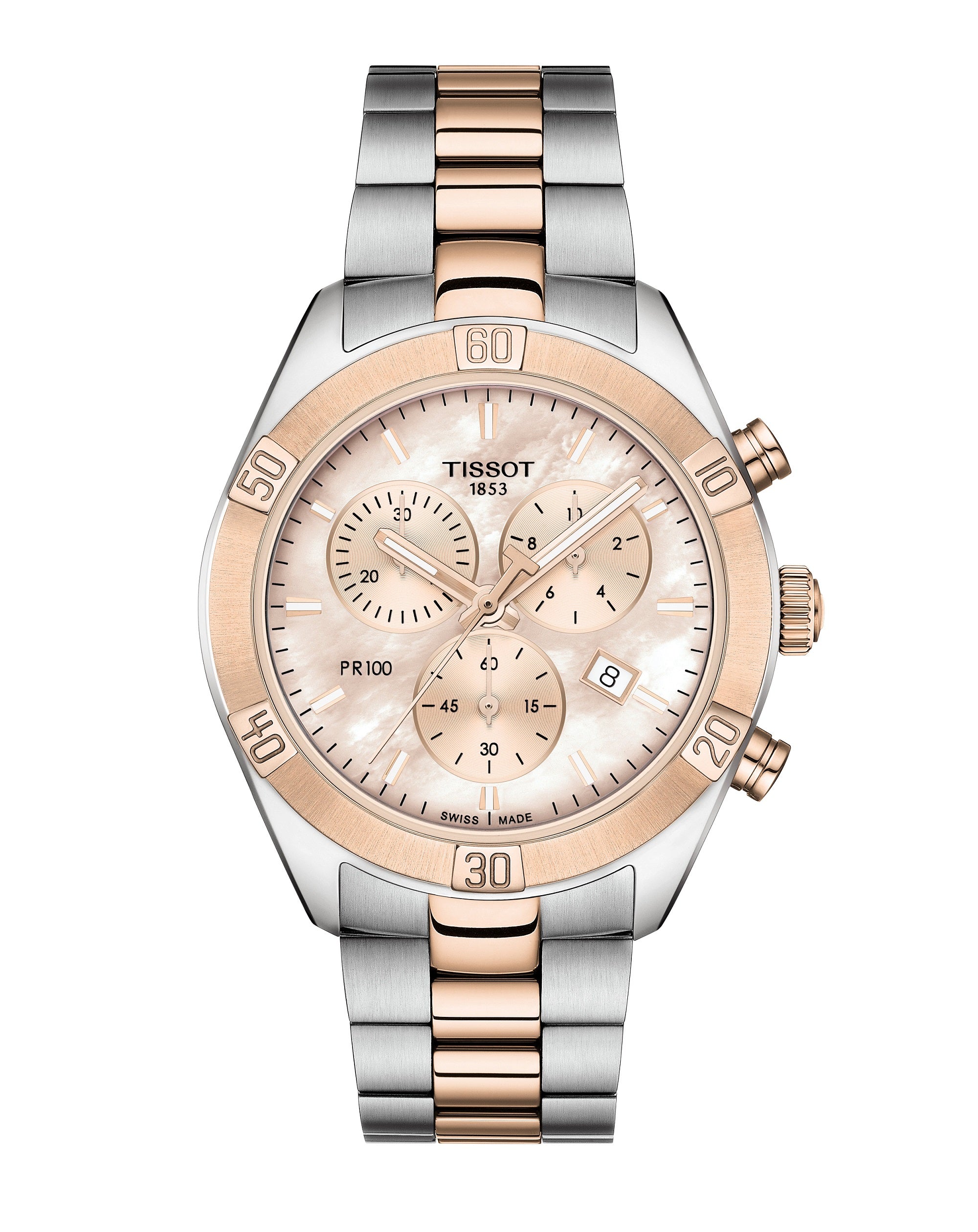 TISSOT PR100 SPORTCHIC QUARTZ EOL ROSEGOLDTONE T101.917.22.151.00