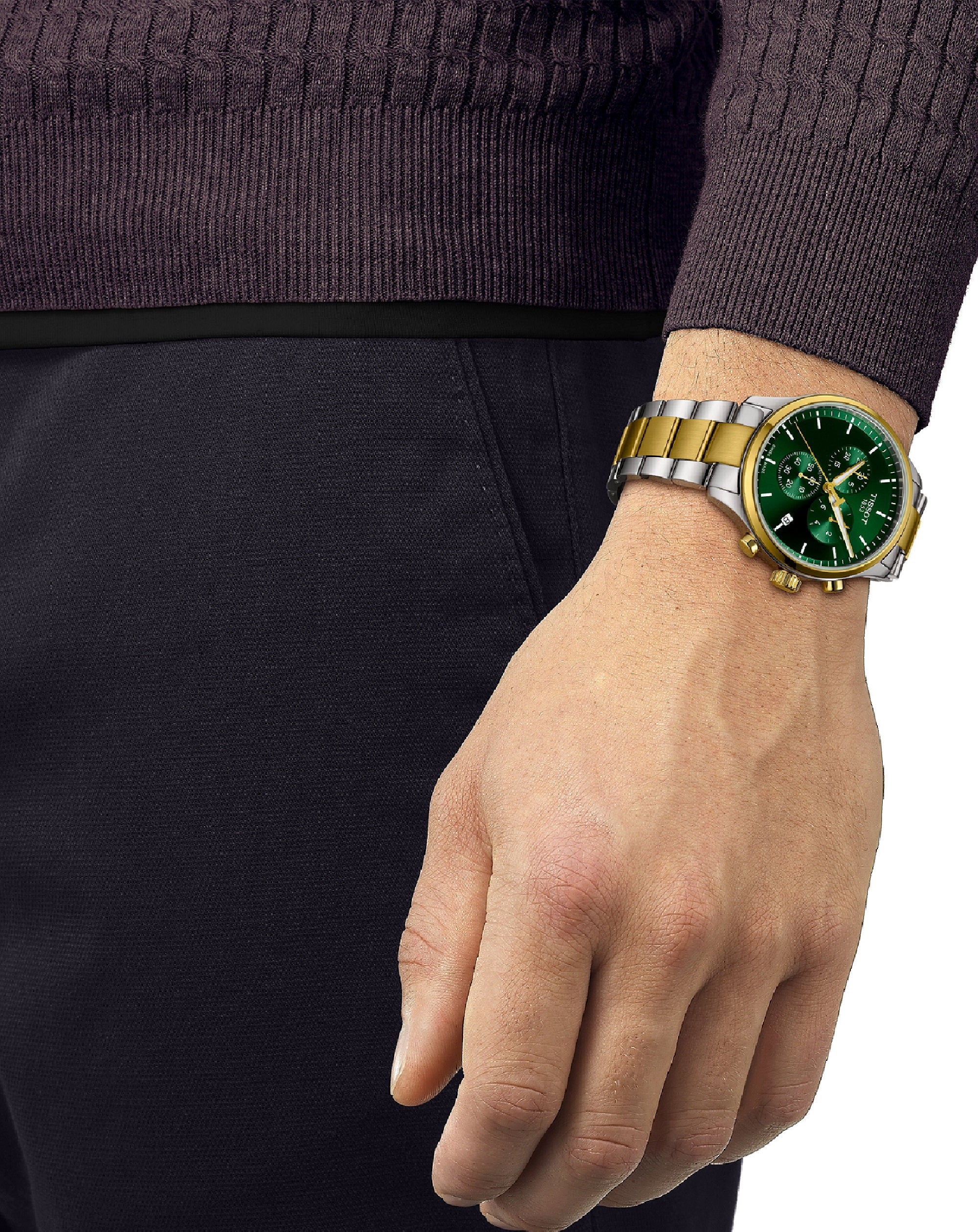 T116.617.22.091.00 Tissot CHRONO XL CLASSIC Green Indexes