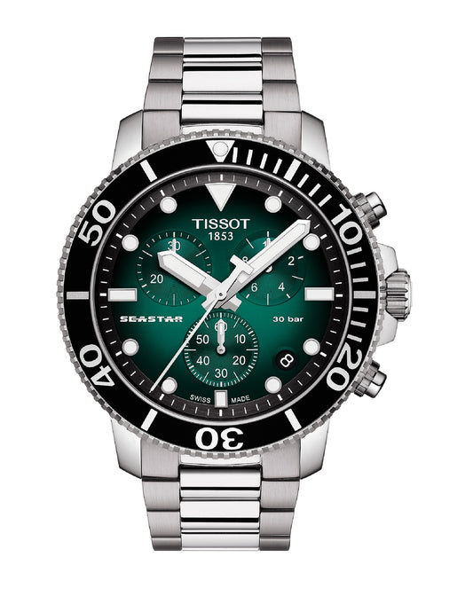 Tissot T120.417.11.091.01 Tissot Seastar 1000 Quartz GRADED GREEN Black Watch