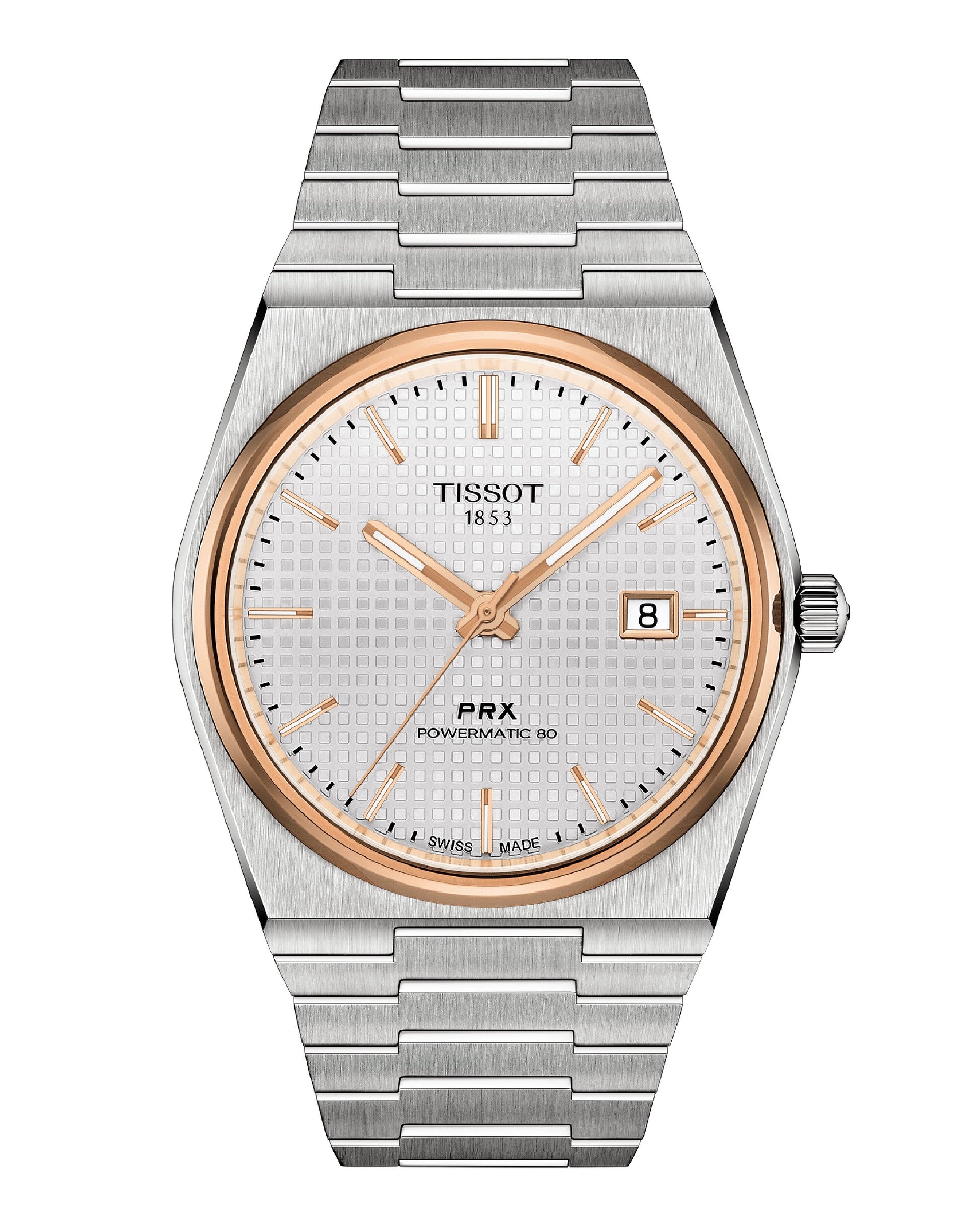 Tissot TISSOT PRX 40MM Automatic ROSE Gold Tone T137.407.21.031.00 Watch