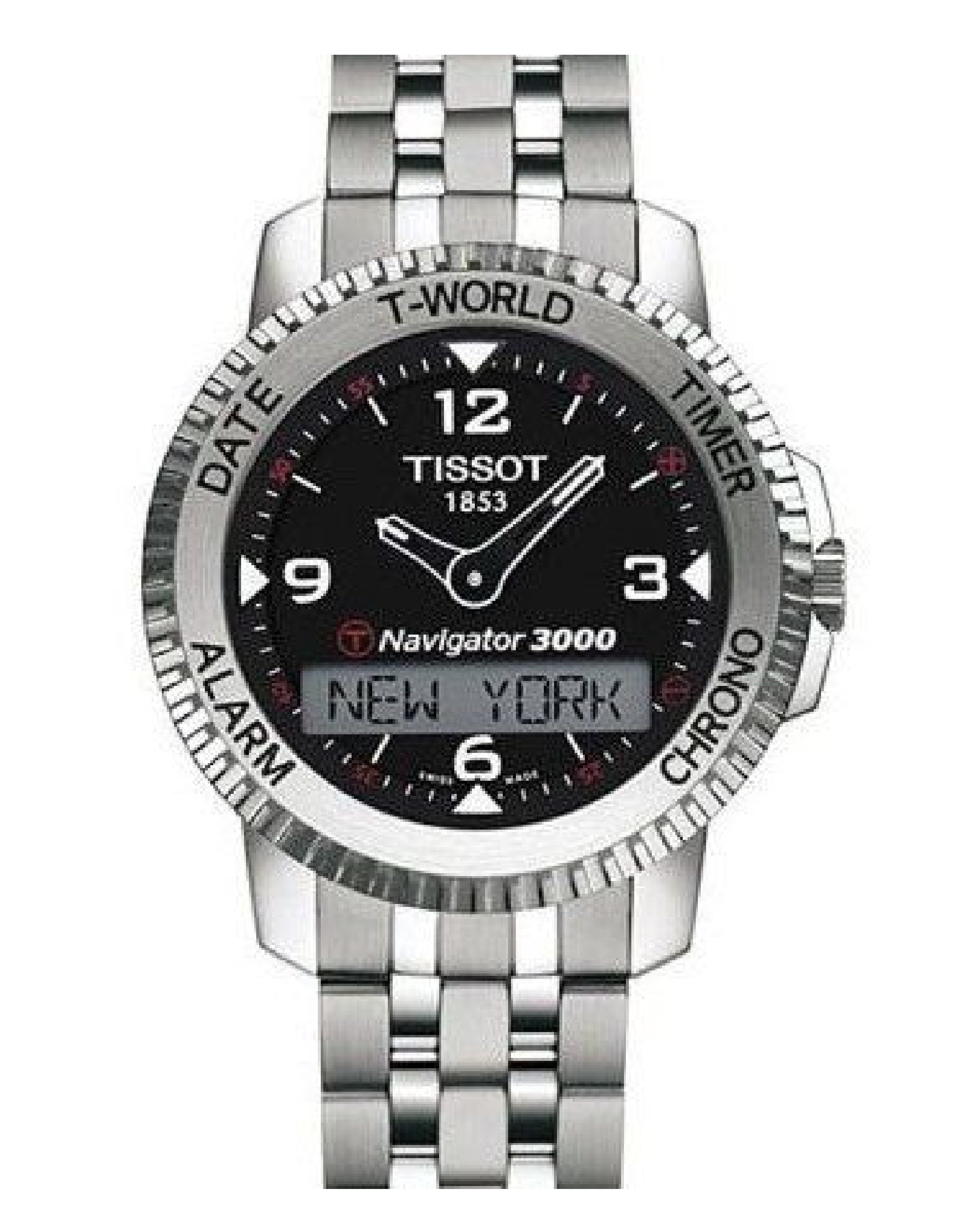 T96148852 Tissot T Touch Navigator Black Dial